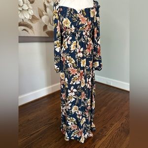 She Sky boutique floral maxi dress
